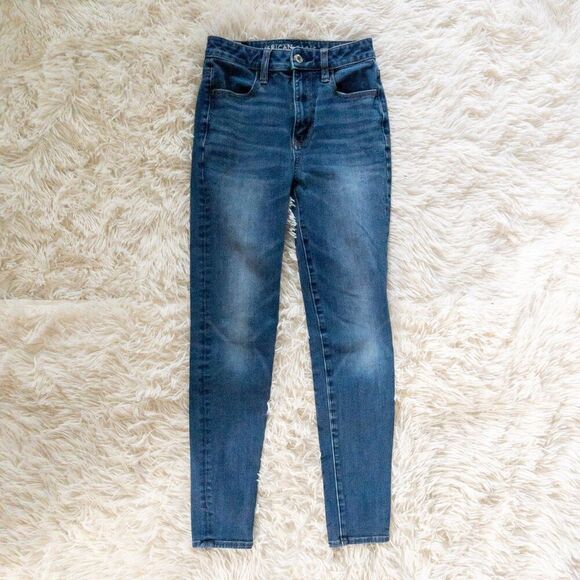 American Eagle Next Level Stretch Super High Rise Jegging size 00 - Picture 1 of 7